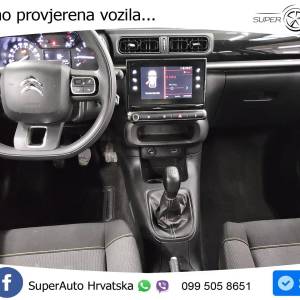Citroen C3 1.2 PureTech 82 KS, TEM+GR SJED+ASIST