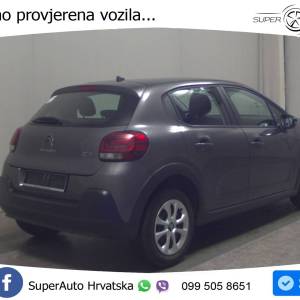 Citroen C3 1.2 PureTech Feel 82 KS, TEM+GR SJED+ASIST