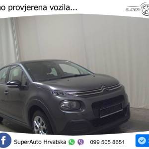 Citroen C3 1.2 PureTech Feel 82 KS, TEM+GR SJED+ASIST