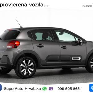 Citroen C3 1.2 PureTech Max 110 KS, LED+TEM+ASIST+NAVI+KAM+PDC
