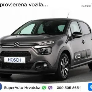 Citroen C3 1.2 PureTech Max 110 KS, LED+TEM+ASIST+NAVI+KAM+PDC