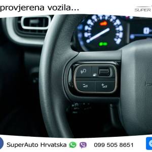Citroen C3 1.2 PureTech Max 110 KS, LED+TEM+ASIST+NAVI+KAM+PDC