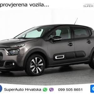 Citroen C3 1.2 PureTech Shine 110 KS, LED+TEM+KAM+PDC