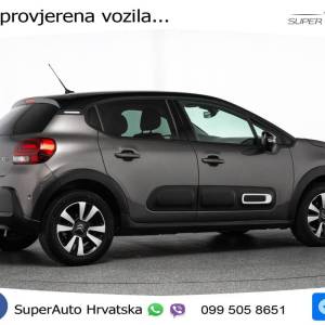 Citroen C3 1.2 PureTech Shine 110 KS, LED+TEM+KAM+PDC
