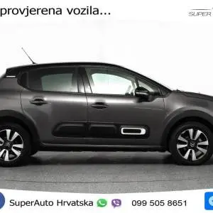 Citroen C3 1.2 PureTech Shine 110 KS, LED+TEM+KAM+PDC
