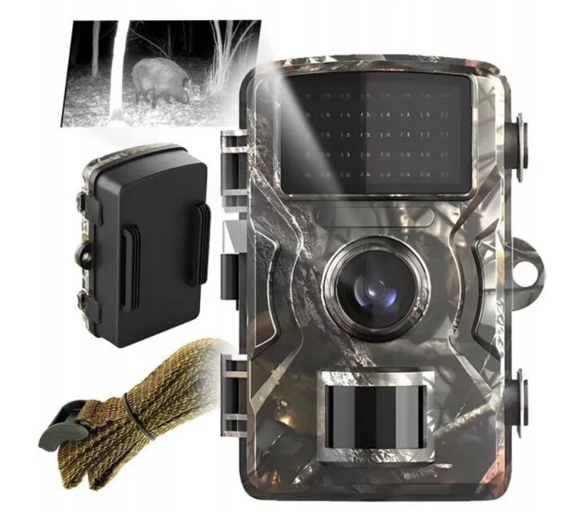 Dexxer Bežična IR prijenosna šumska lovačka kamera LCD 16Mpx FULL HD