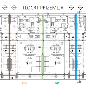 Dvoetažna kuća s vrtom i 3 sobe, 450 m od mora – Privlaka