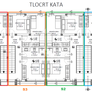 Dvoetažna kuća s vrtom i 3 sobe, 450 m od mora – Privlaka