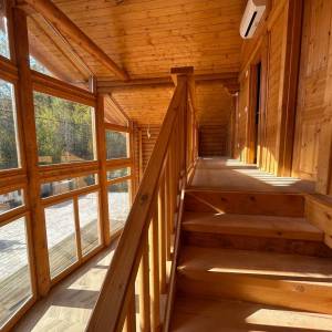 FUŽINE - Drvena kuća s okućnicom u blizini jezera