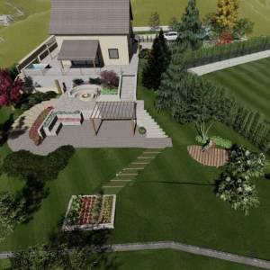 FUŽINE - Zemljište s projektom i građevinskom dozvolom