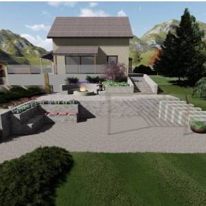 FUŽINE - Zemljište s projektom i građevinskom dozvolom