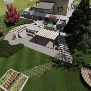 FUŽINE - Zemljište s projektom i građevinskom dozvolom