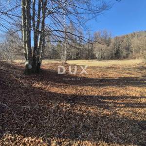 GORSKI KOTAR, FUŽINE - građevinsko zemljište  1198 m2 - investicijska prilika!