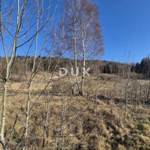 GORSKI KOTAR, FUŽINE - građevinsko zemljište  831 m2 - investicijska prilika!