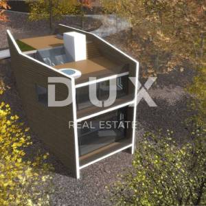 GORSKI KOTAR, FUŽINE - jedinstven projekt u srcu Gorskog kotara, građevinsko zemljište 2140 m2 sa projektom za vilu, prilika za...