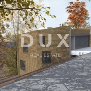 GORSKI KOTAR, FUŽINE - jedinstven projekt u srcu Gorskog kotara, građevinsko zemljište 2140 m2 sa projektom za vilu, prilika za...