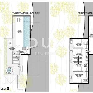 GORSKI KOTAR, FUŽINE - jedinstven projekt u srcu Gorskog kotara, građevinsko zemljište 2086 m2 sa projektom za vilu, prilika za...