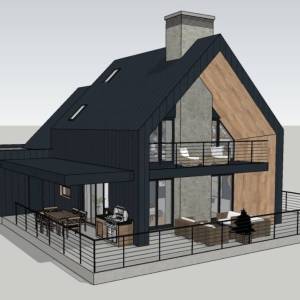 GORSKI KOTAR, Fužine okolica - Građevinsko zemljište s idejnim projektom za obiteljsku kuću