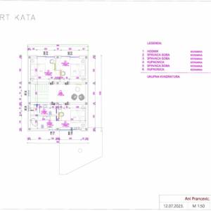 GORSKI KOTAR, MRKOPALJ - Moderna kuća u roh-bau fazi