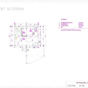 GORSKI KOTAR, MRKOPALJ - Moderna kuća u roh-bau fazi