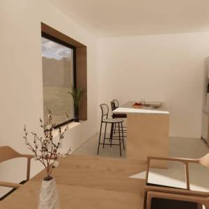 GORSKI KOTAR, MRKOPALJ - Moderna kuća u roh-bau fazi