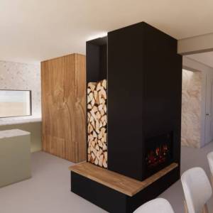 GORSKI KOTAR, MRKOPALJ - Moderna kuća u roh-bau fazi