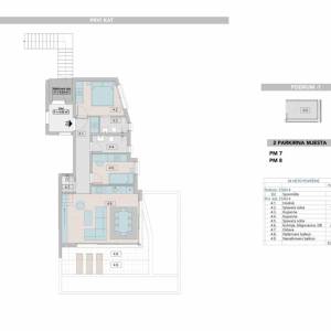 Grad Krk - Luksuzni penthouse s panoramskim pogledom i bazenom