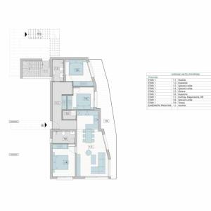 Grad Krk - Luksuzni trosobni apartman s dnevnim boravkom