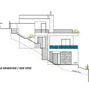 Građ. zemljište s ishodovanom dozvolom, 25m od mora - Sali