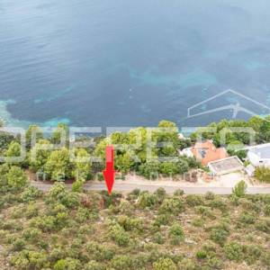 Građevinsko zemljište, 507m2, s dozvolom, Skrivena Luka-Lastovo