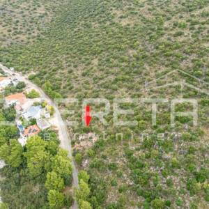 Građevinsko zemljište, 507m2, s dozvolom, Skrivena Luka-Lastovo