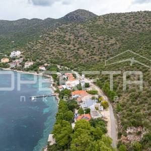 Građevinsko zemljište, 507m2, s dozvolom, Skrivena Luka-Lastovo