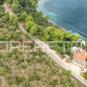 Građevinsko zemljište, 507m2, s dozvolom, Skrivena Luka-Lastovo