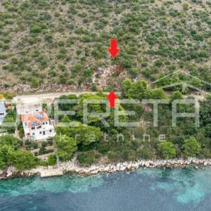 Građevinsko zemljište, 507m2, s dozvolom, Skrivena Luka-Lastovo