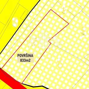 Građevinsko zemljište 836m2 u mirnom predjelu - Pridraga