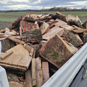 Hrast za ogrjev,4,5 kubika,ispiljen,dostava