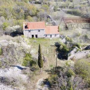 Imotski Lovreć četiri kamene kuće i velika okućnica 13000 m2