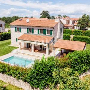 ISTRA, VIŠNJAN - Rustikalna kuća s bazenom