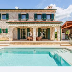 ISTRA, VIŠNJAN - Rustikalna kuća s bazenom