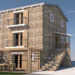 Izvrsna prilika! Kamena kuća za obnovu s velikom okućnicom, blizina Buzeta!