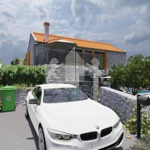 Jedinstvena kamena villa s bazenom i pogledom na more - Novigrad