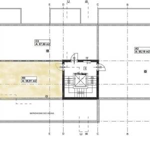 Jednosoban stan B3 na 3. katu s KROVNOM TERASOM, Vabriga!