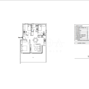 Kantrida - Moderan trosobni stan s dva garažna mjesta