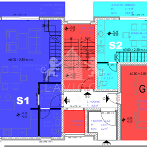 Komforni dvoetažni apartman s vrtom - Sukošan, Zadar