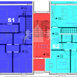 Komforni dvoetažni apartman s vrtom - Sukošan, Zadar