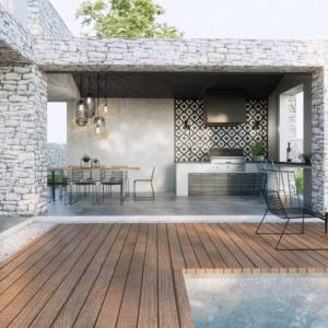 KRK - Luksuzna kamena vila s bazenom i panoramskim pogledom na more