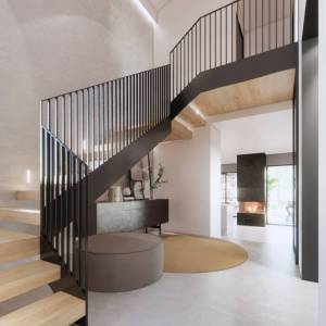 KRK - Luksuzna kamena vila s bazenom i panoramskim pogledom na more