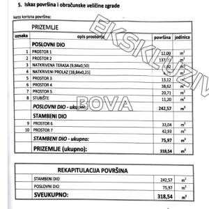 Kuća 350m2 – Gornji Karin *POGLED MORE* (ID-2540/A)