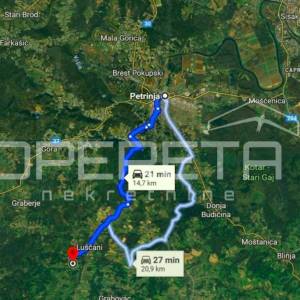 Kuća za obnovu s pet parcela u mirnom selu kraj Petrinje