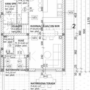 Kukuljanovo - Kuća u nizu s okućnicom